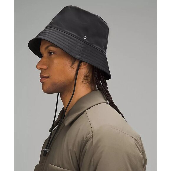 Nylon Bucket Hat - Black - Picture 3 of 4